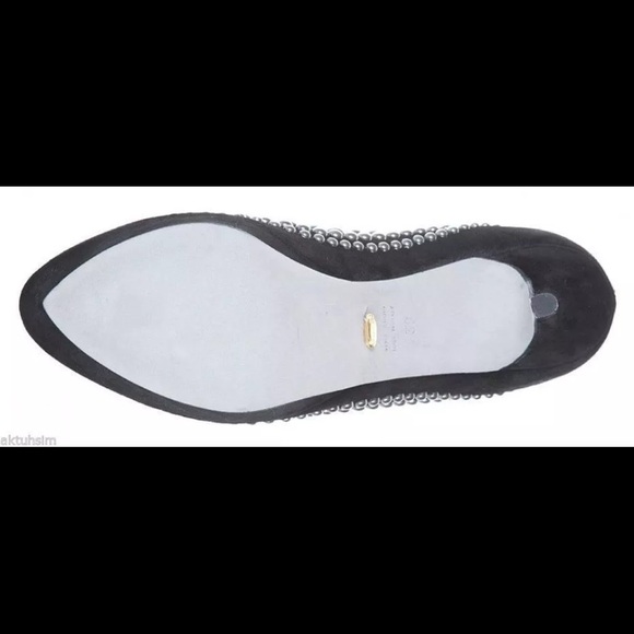 SERGIO ROSSI Suede Studded Brown Platform Pump 9-9.5 EU 39.5, NIB - Picture 11 of 12